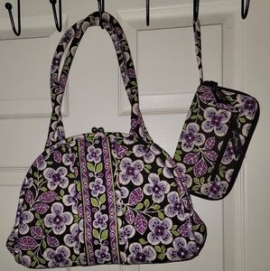 Vera Bradley Purse w/Matching Wallet